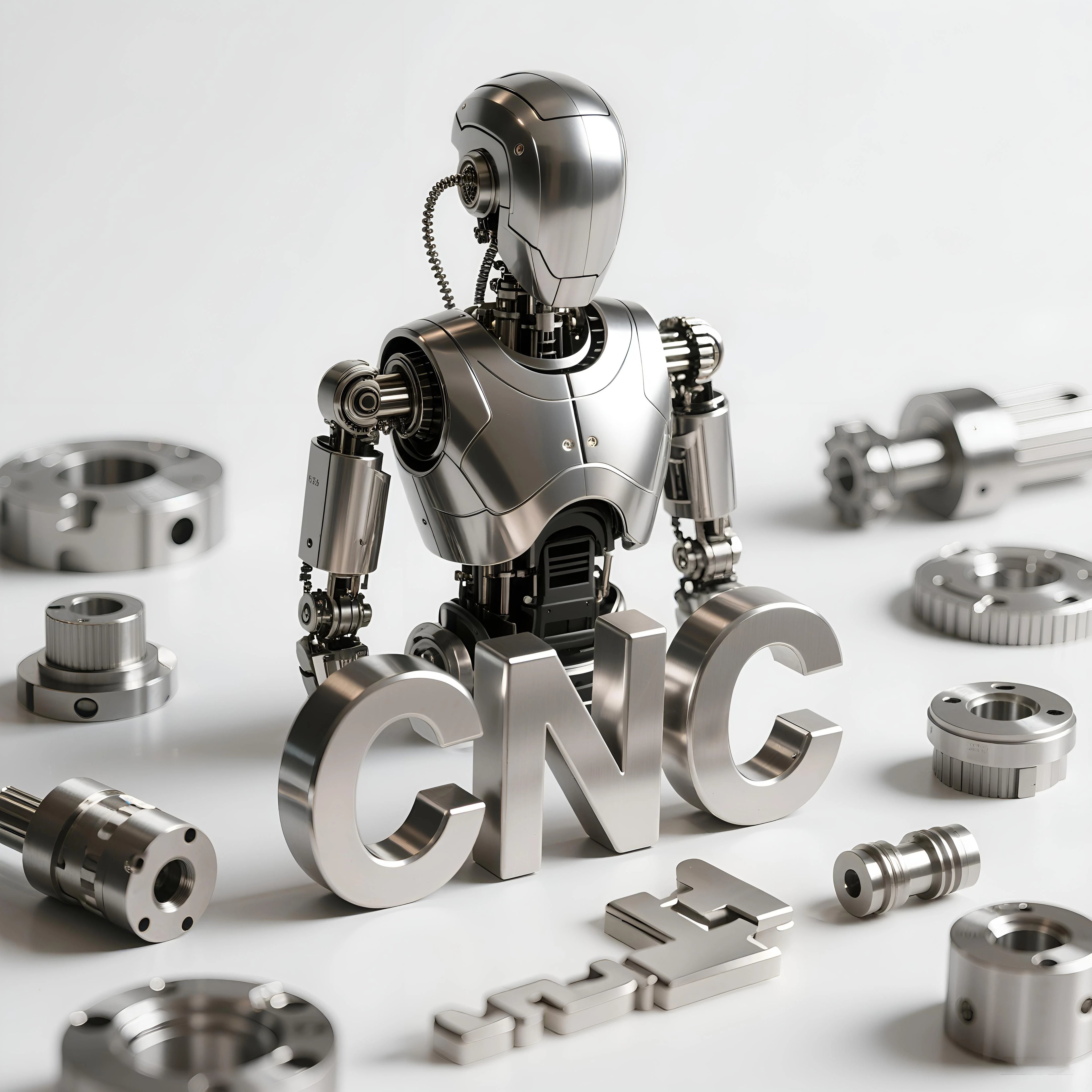 Precision Robot Parts & Components - CNC Machined Custom Automation Solutions for Industrial & AI Robotics