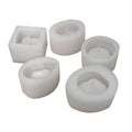 Early Riser DIY Cement Succulent Flower Pot Silicone Mold Handmade Aromatherapy Gypsum Candle Cup Mold Creative Baking Cake Mold