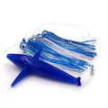 NEW ARRIVAL OEM 6inch Soft Plastic Chugger Hard Plastic Teaser Bird Daisy Chain Trolling Fishing Lure Tackle Tuna Marlin Mahi