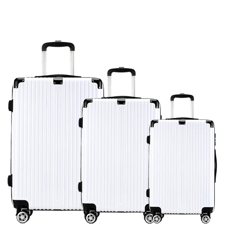 Hot Sale ABS 20 24 28 Inch Draw-bar Box Luggage Bag Hard Outdoor Travel Trolley Case Suitcase
