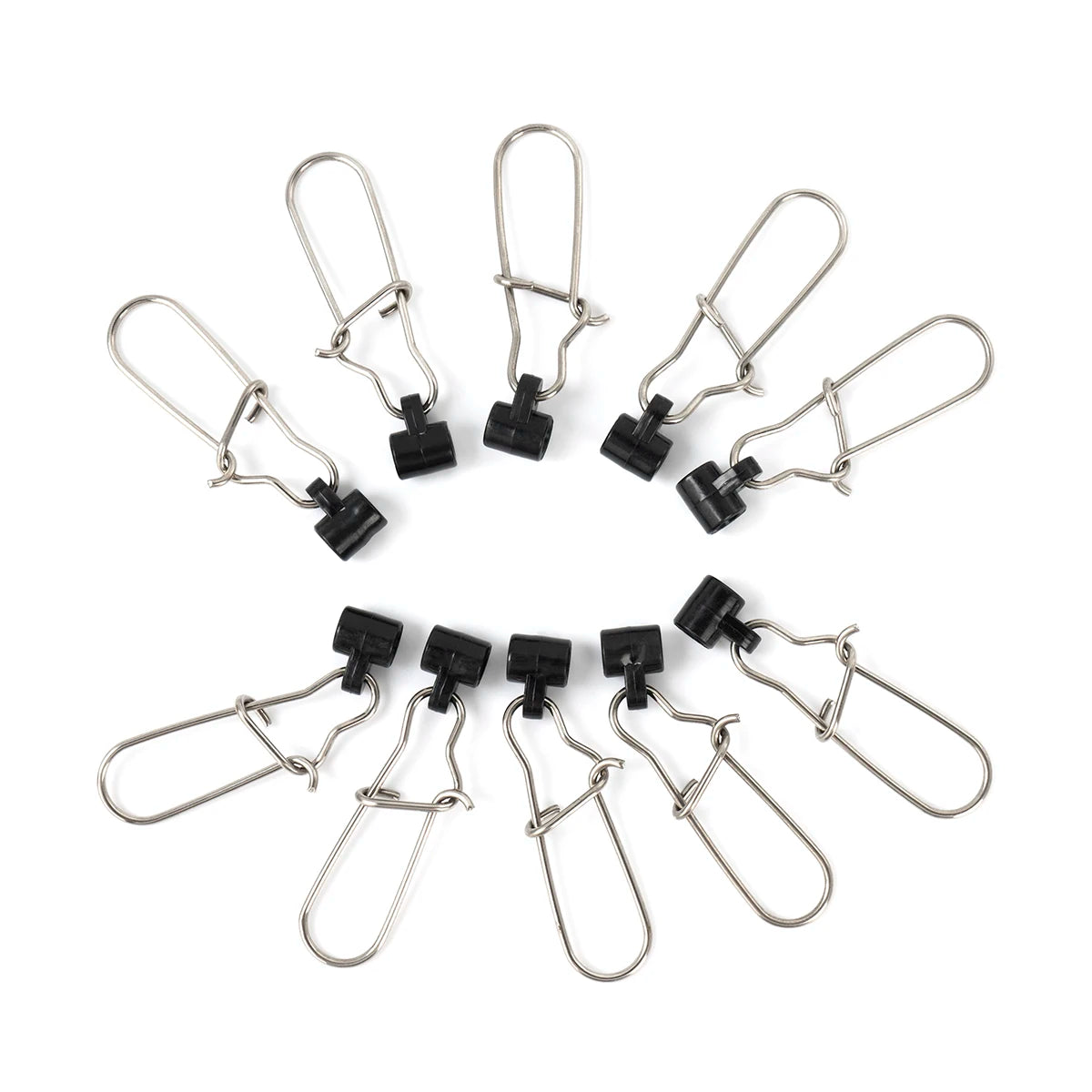 Heavy Duty Duo Lock Swivel Snaps Fishing Line Sinker Slider for Saltwater Snaps & Swivels Connector