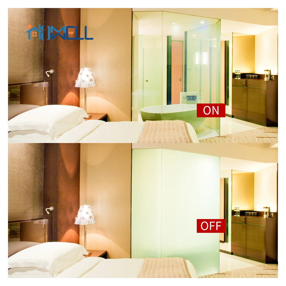 Electronic PDLC Remote Control Window Smart Film Black Smart Window Tint