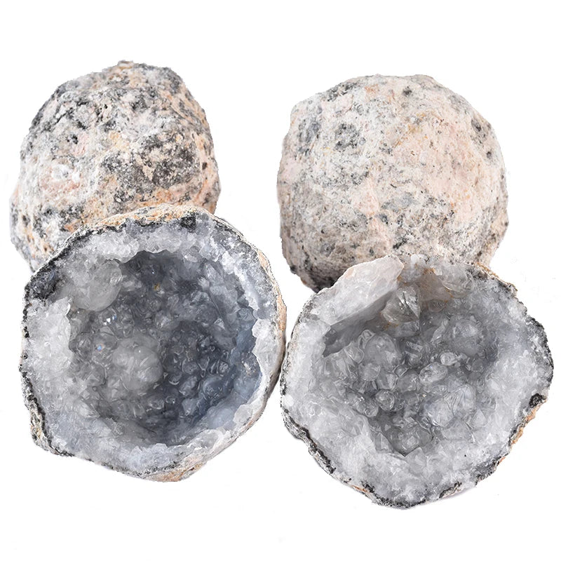 Natural Rough Crystal Moroccan Agate Geode Stone Crystals Healing Quartz Mexico Agate Geode MegaBDM