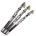 Fishing Rod Carbon Fiber 1.5-2.4M Sea River Fishing Ultralight Telescopic Spinning Ring Rod Fishing Stick