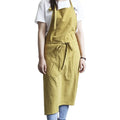 Custom Design Kitchen Cooking Baking Restaurant Cotton Adjustable Apron With Logo