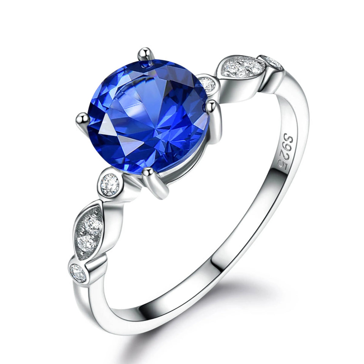 925 Sterling Silver Wedding Ring Tanzanite Jewelry Factory Price directly MegaBDM