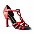 New Arrival Women's Cuban Heel Dance Shoes Classic Fashion Suede Sole Latin Salsa Shoes Customized for Teacher Girls EVK24090401