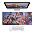 Genshin Impact Gaming Gifts Custom Logo Sublimation Large Blank World Map Cartoon Water Resistant Game Extended Mouse Pad