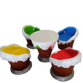 Ice Cream Table and Chairs/ Ice Cream Shop Display Decor/ Fiberglass Ice Cream Cone Table for Sale