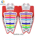Creative Hammer Shape No Tie Silicone Shoelaces Lazy Elastic Shoe Laces for Adults & Kids
