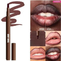 Low Moq Custom Dark Brown Lip Liner Wholesale Private Label Waterproof Retractable Creamy Lip Liner