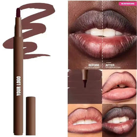 Low Moq Custom Dark Brown Lip Liner Wholesale Private Label Waterproof Retractable Creamy Lip Liner