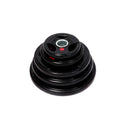 Rubber Weight Plates 2-inch Grip Plate for Weightlifting and Strength Training  Weight Plates Set for Barbell in Home Gym 22lb