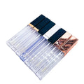 In Stock 5ml Rose Gold Square Lip Glaze Plastic Empty Lipstick Tube with Screw Cap Cosmetic Use Logo Screen Printing