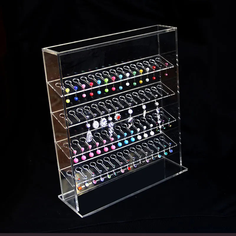 Acrylic Orthodox Body Piercing Jewelry Display Stand for Wedding Engagement & Party Gifts
