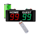 GANXIN Eco-friendly Material Portable Mini LED Digital Scoreboard with Remote & Button Control Factory Wholesale Custom Service