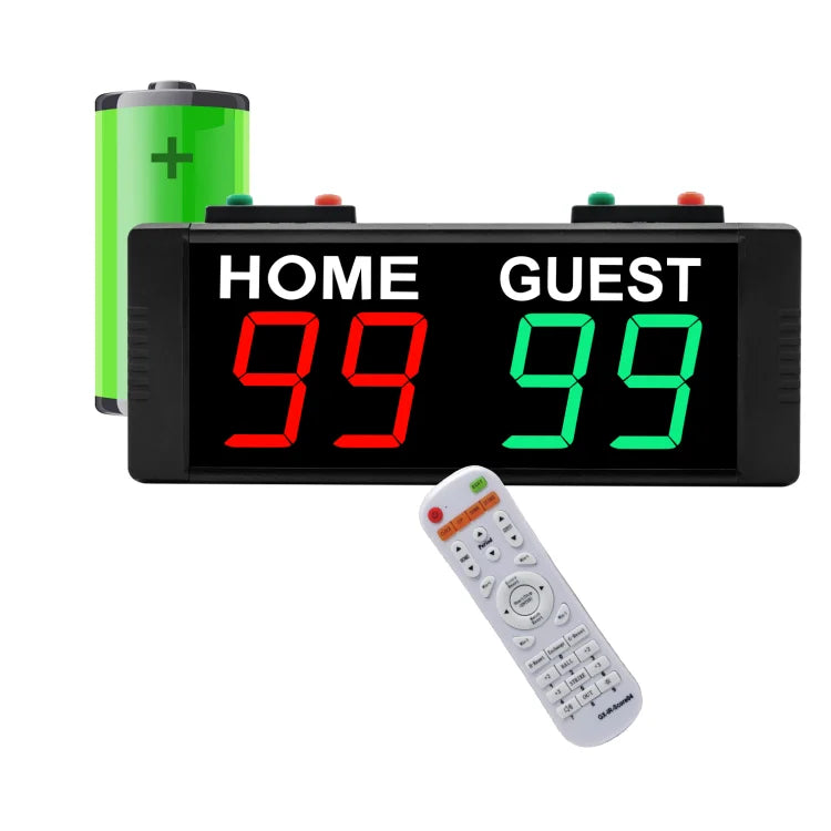 GANXIN Eco-friendly Material Portable Mini LED Digital Scoreboard with Remote & Button Control Factory Wholesale Custom Service
