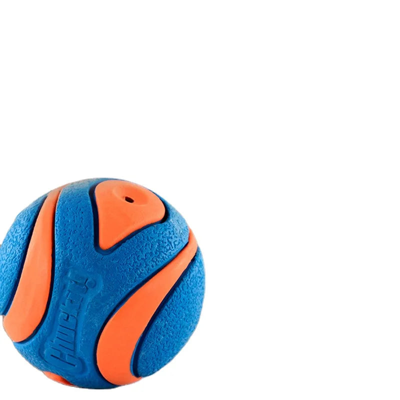 Pet Dog Rubber Pinball Balls and a Ball Packing Orange Resistance to Bite Molars Toys Supplies