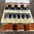 Modern Geometric Fireproof Waterproof Hotel Wall Panels Household Indoor Decor PVC Coating Clad Wood Plastic Composite Boards