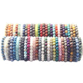 Wholesale Jewelry for Women Men Natural Stone Quartz Crystal Bead Bracelets 6mm 8mm 10mm Agate Beads Handmade Gemstone Bracelets MegaBDM