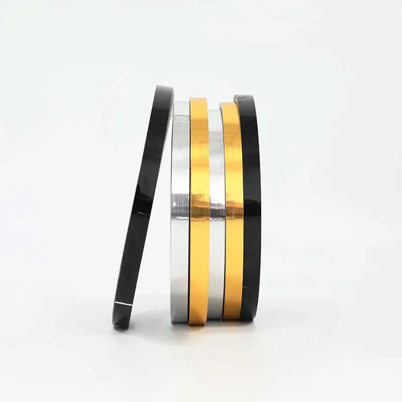 Silver Gold PVC Adhesive Floor Tile Strip Seam Sticker Waterproof Wall Sealing Tape