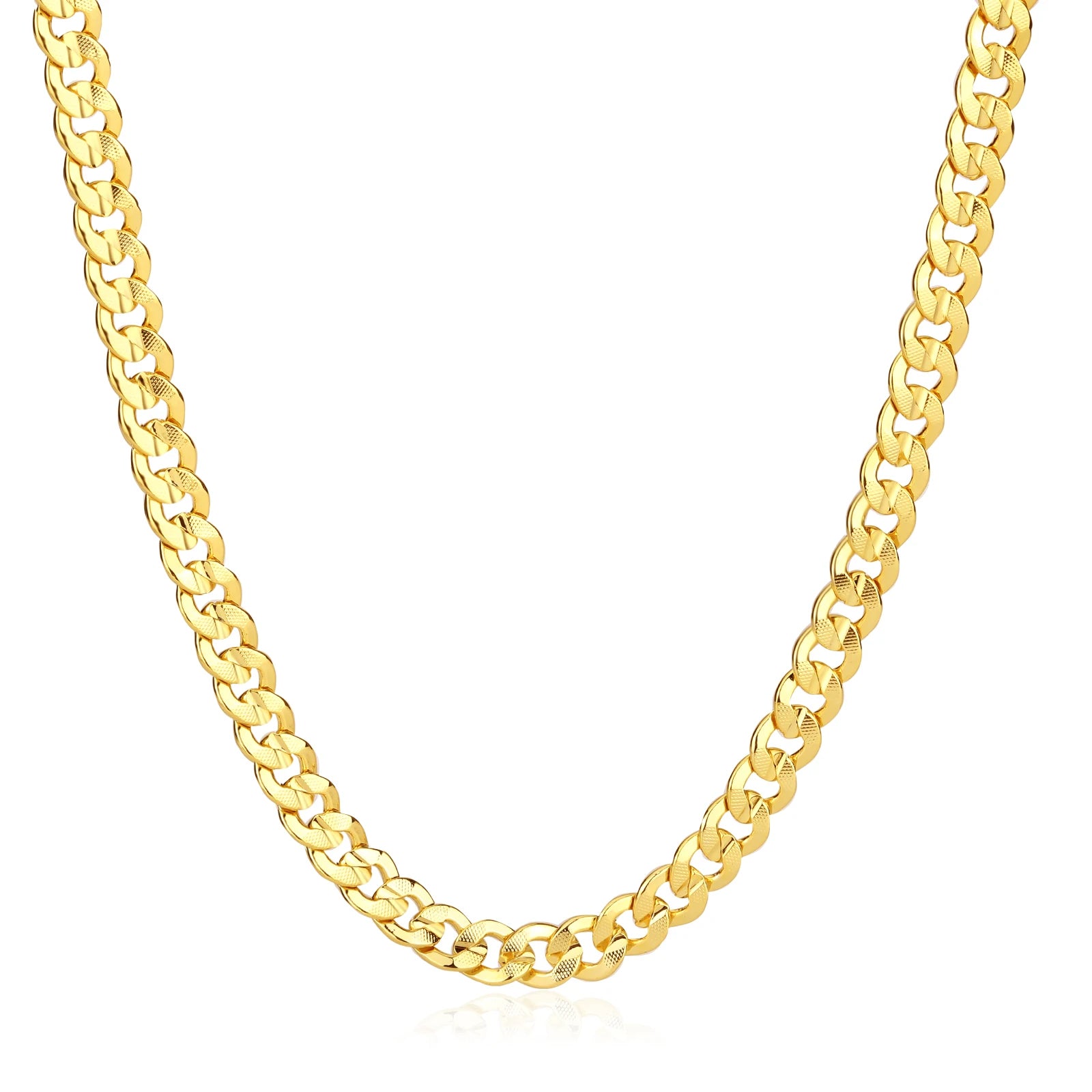 Fashion Trend Men's Women's Cuba Necklace 18K Gold Glippiece Party Popular Charm Neckline Variety Fashion Advanced Necklace