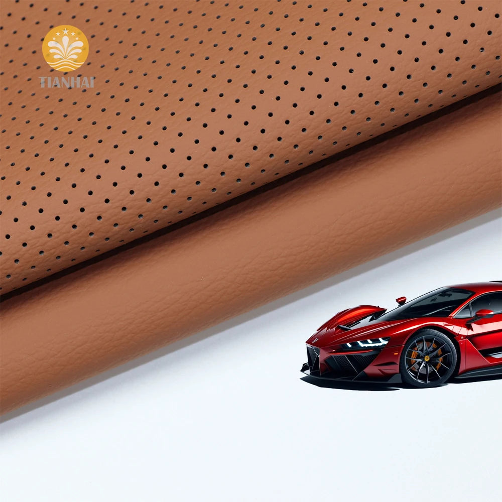 Advanced Durable Flame Retardant Waterproof Blackout Elastic PU Microfiber Leather for Automotive OEMs