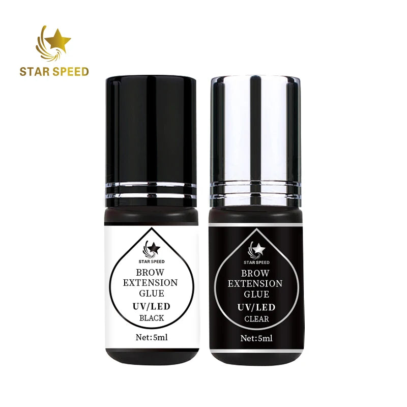 Fast Dry UV LED Eyebrow Extensions Glue Light Cure Eyebrow Glue