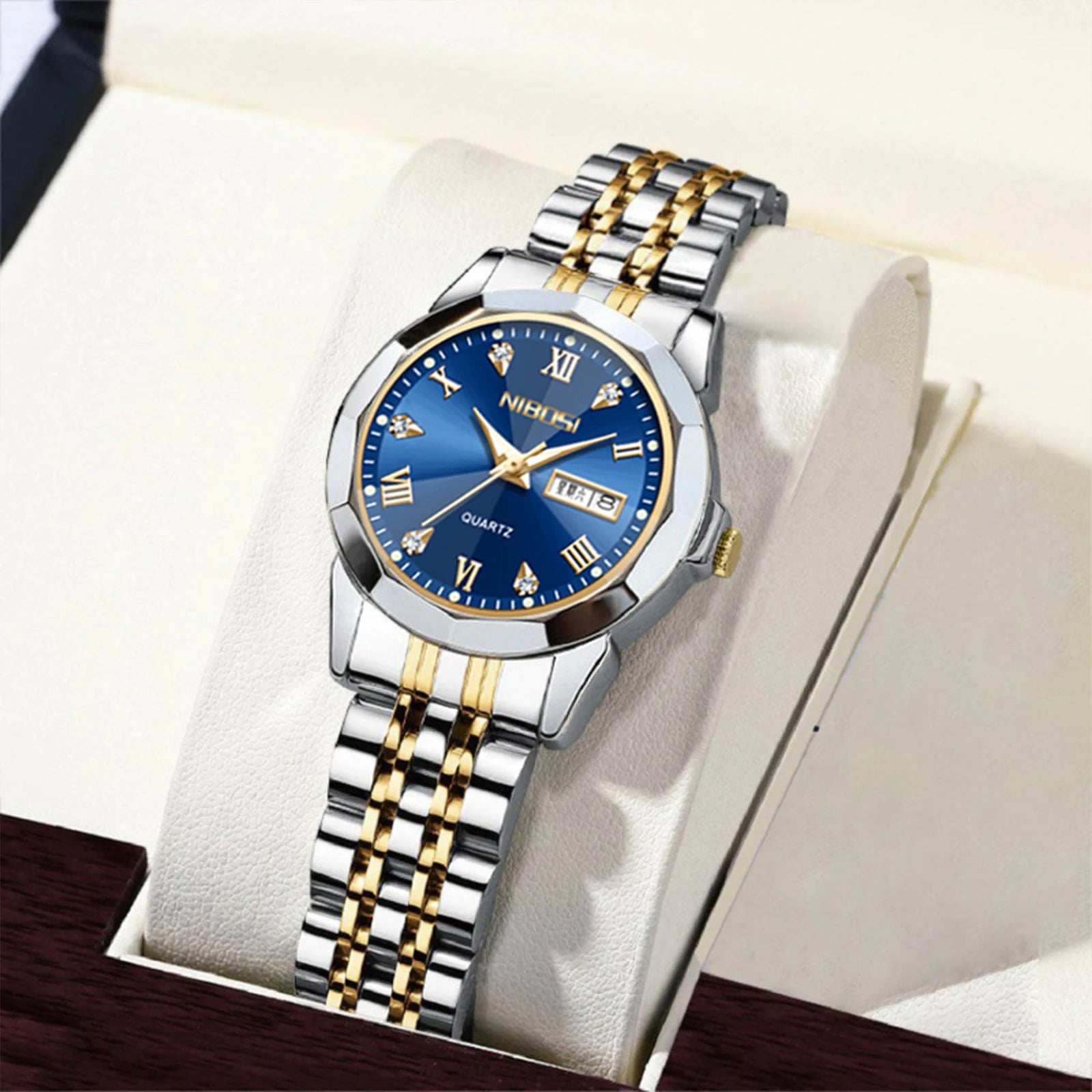 NIBOSI 2618 Fashion Women Watches Relogio Feminino Luxury Rose Gold Watch Ladies Quartz Wrist Watch