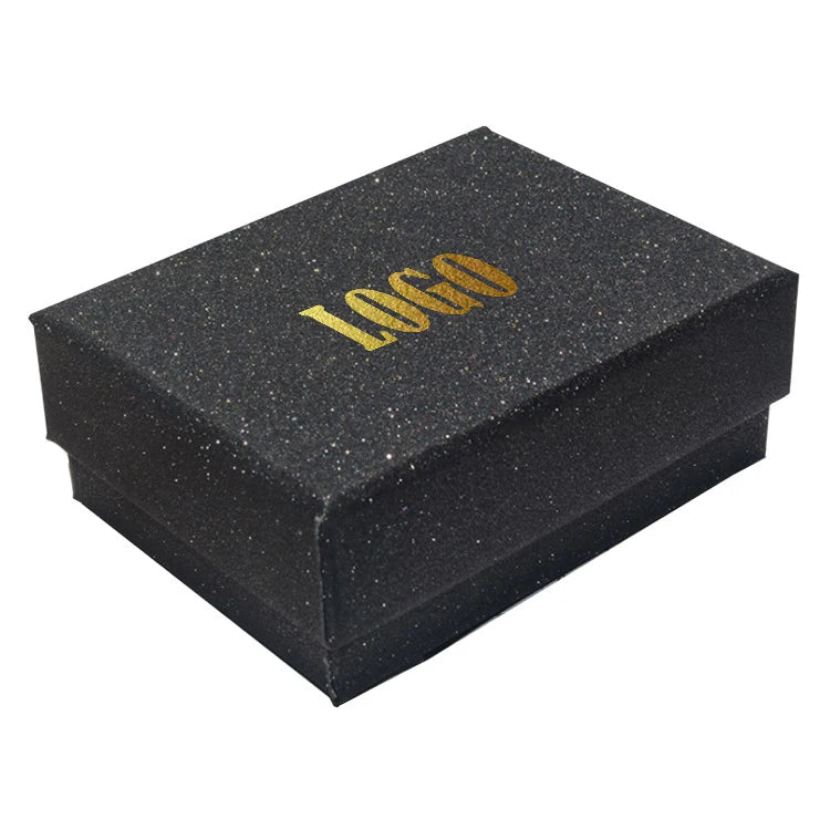 Wholesale Cardboard Luxury Jewelry Packaging Box Pouch Glossy/Matt Lamination Embossing Recycled Materials Cute Pink Rigid Gift