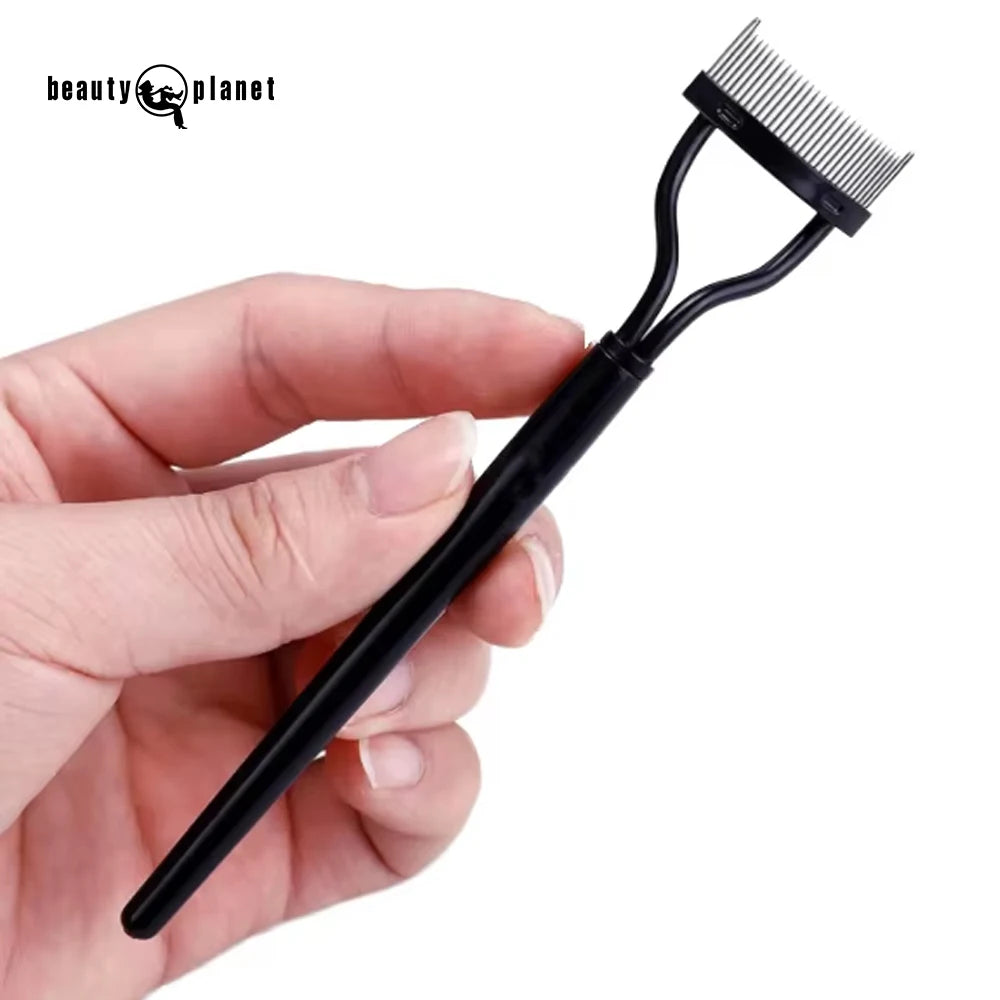 Beauty Planet Wholesale Professional Eyelash Comb Mascara Application Portable Eco-Friendly Lash Comb Eyelash Mascara Brush