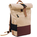 2026 New Arrival Custom Color Unisex Fashion Softback Canvas Rolling DayPack Letter Recycled Zipper Hasp Travel Backpack