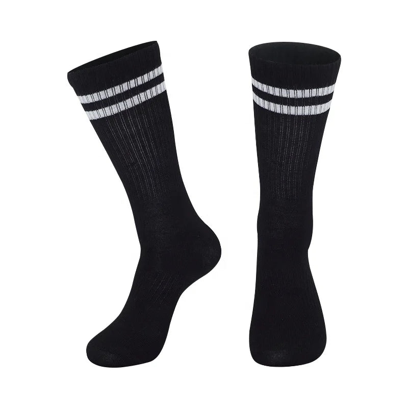 LINGTU Cushioned Athletic Sports Socks Kids Tennis Socks Wholesale Cotton White Tennis Socks for Children