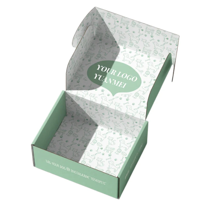 Free Design Self Care Packaging Box Eco-Friendly Natural Beauty Mailing Shipping Boxes Paper Mailer Box