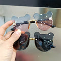 Customized New Cartoon Avant-Garde UV400 Sunglasses for Boys and Girls PC Frame with Movie Cat Ear Design Lens Logo Included