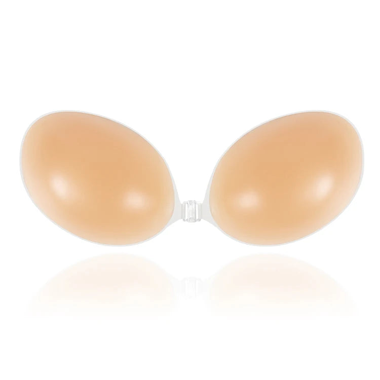 Xinke Waterproof Backless Soft Deep Cup Invisible Strapless Silicone Adhesive Bra for Women