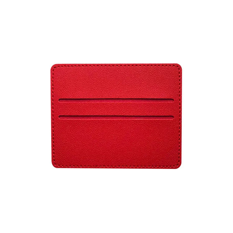 ID Card Protector Card Holder  Multiple Card Slots for Women with Pu Leather
