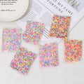 100g rainbow Sprinkles Polymer Faux Resin Clay Sprinkles for Resin Fake Candy Nail Art