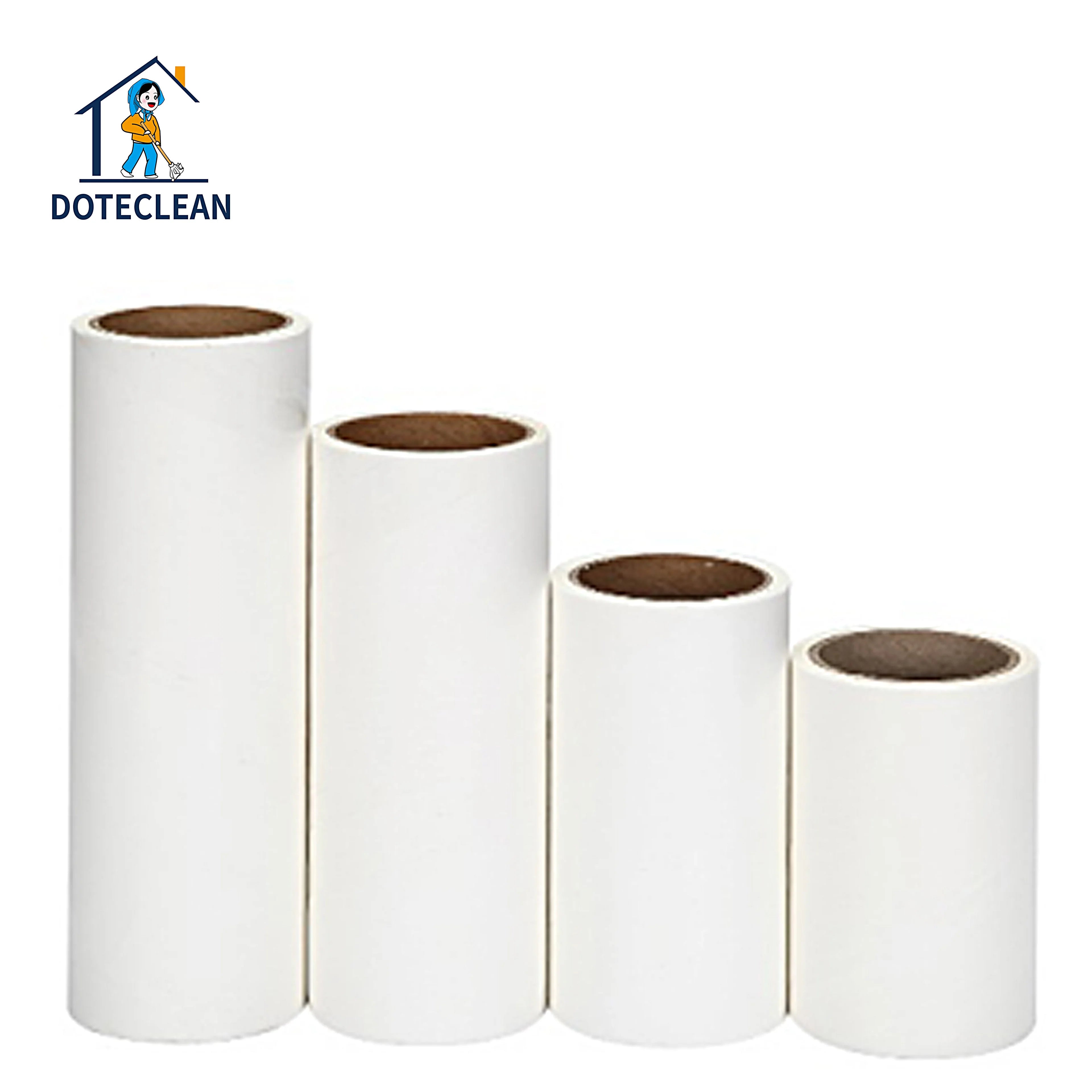 Household ABS Manual Adhesive Cleaner Paper Lint Roller Refills Gel Air Freshener Refills Journal Refill Paper Doteclean