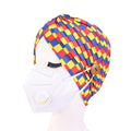Fashion Soft Doctor Turban Headwrap Convenient Button Headbands for Women Nurses Hairband
