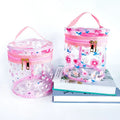 2024 New Product Transparent Pvc Bag Fruit Pattern Clear Purses Women Handbags Bucket Handbag for Women