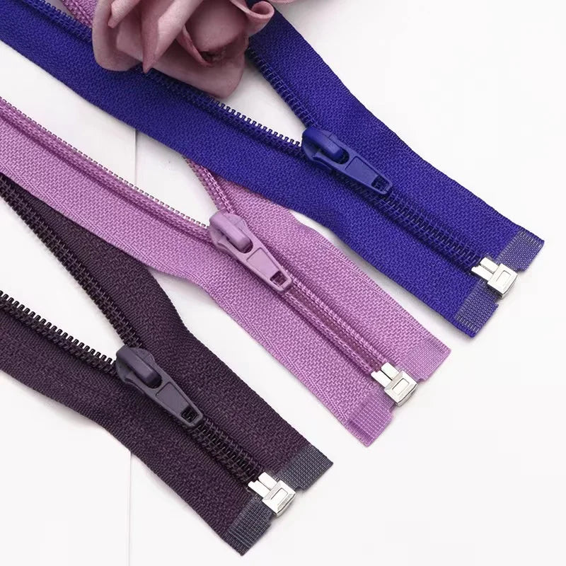 New Design Eco-Friendly Fashion Nylon Polyester Zipper Open-end Garment Accessories for Tailor Trimming