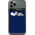 Universal Phone Card Holder Stretchy Smartphone Case Id Holder Sleeve Self Adhesive Stick on Wallet for Phone