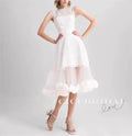 2024 Spring  New Style Hollow Plaid Vest Mid Dresses Resort Style Spliced Mesh Fungus Dress Women