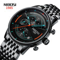 NIBOSI 2389 Wholesale Price Watch Factory Sports Stainless Steel Simple Quartz Luxury Wristwatches