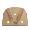 Lavina Hight Quality Double Triangular Pillar Style Tools Support Custom Styles Concrete Grinding Tools Diamond Grinding Shoe
