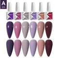 JTING Free Sample Design Nails Supplies Salon 6 Colors Gel Nail Polish Set  Private Label OEM Gel Polishes Uv Gel Professional