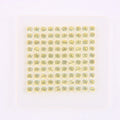 VOAINO 1.3 mm 1.37cts 100 Pcs Melee Natural Yellow Sapphire Stone Gemstone Price Per Carat for Yellow Sapphire Pendant