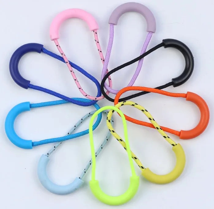Factory Direct Fluorescent Zipper Pull Eco-friendely Puller Designer Pulls Zipper Sliders Plastic