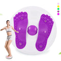 Fitness Home Gym Exercise Balance Rotating Board Massage Foot Waist Twisting Disc